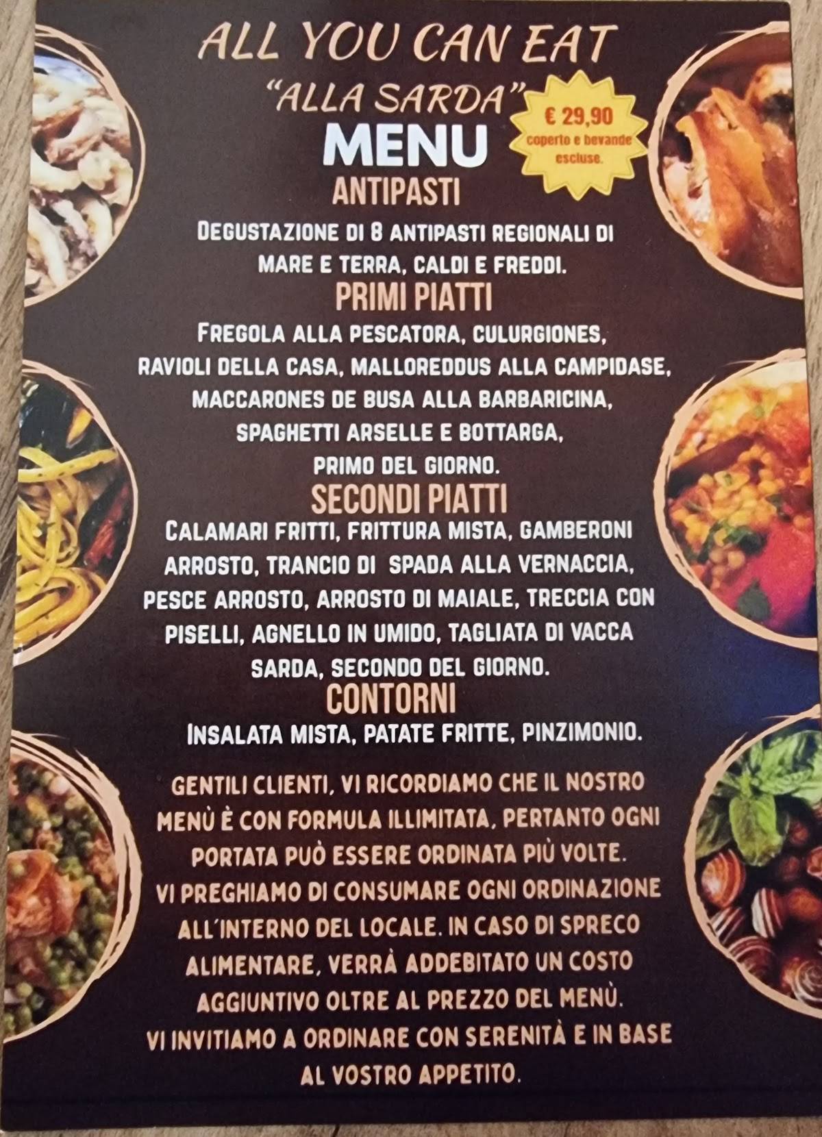 Menu di Cortexandra - Ristorante Pizzeria 