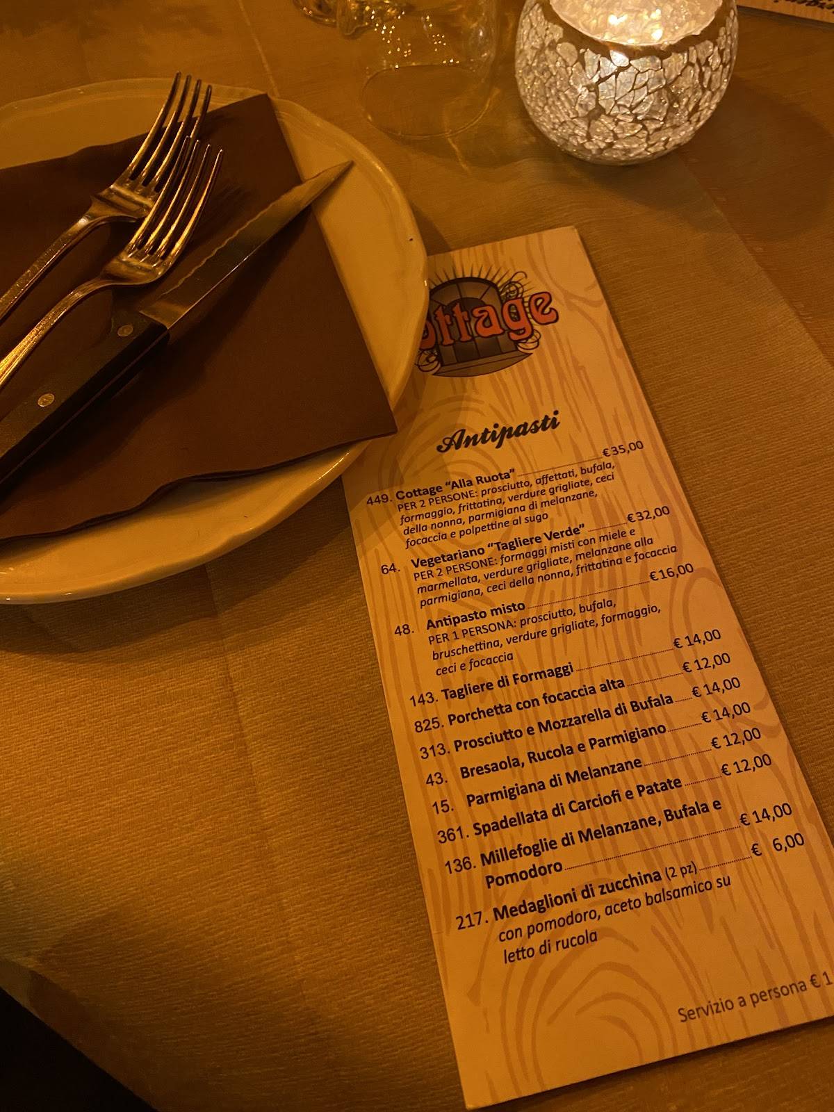 Menu di Cottage 