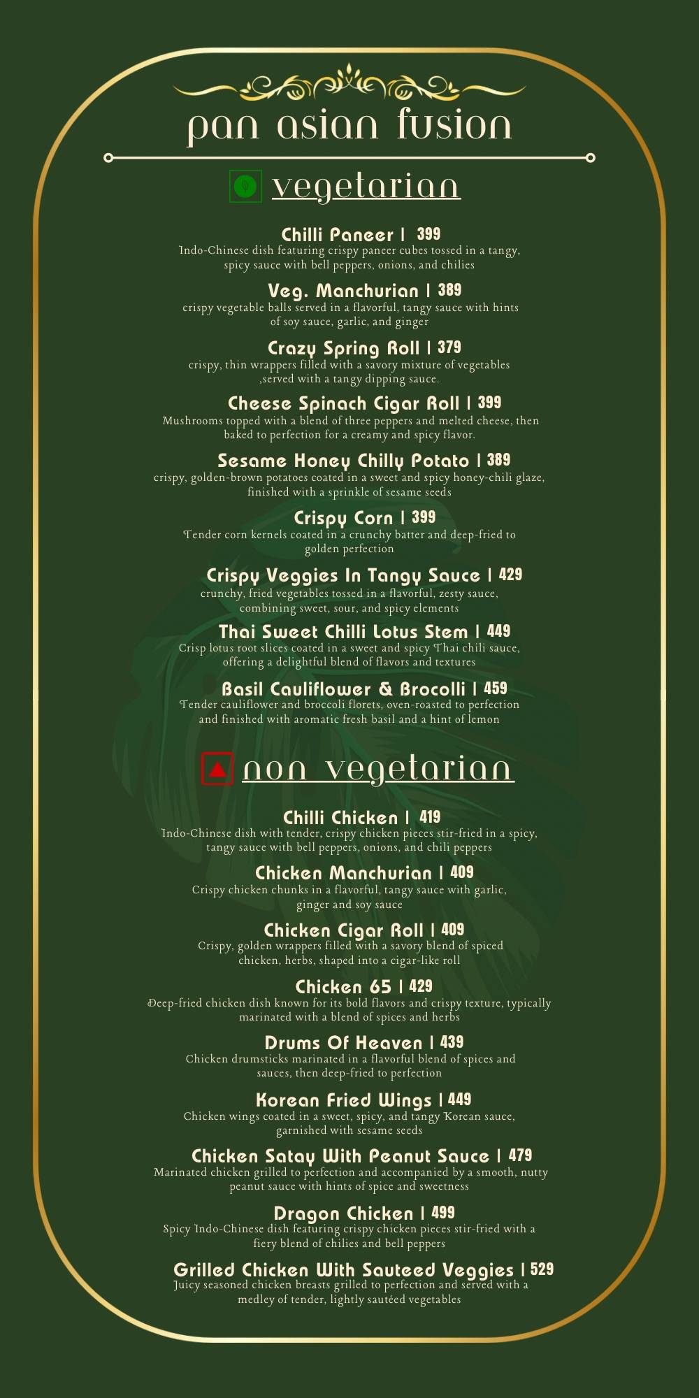 Courtyard Revibe - Cafe & Restaurant Dwarka menu