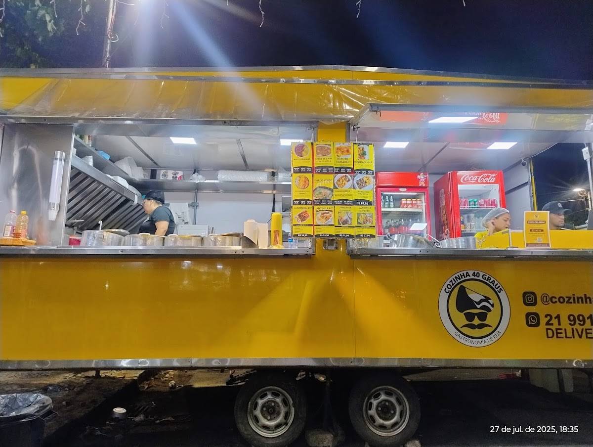Cozinha 40 Graus cardápio