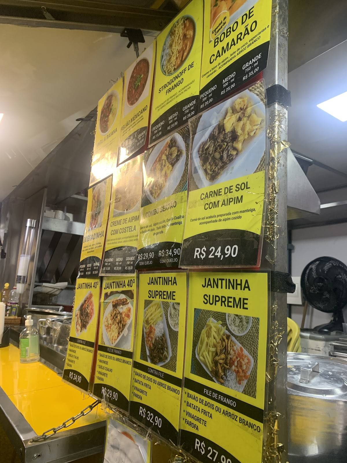 Cozinha 40 Graus cardápio