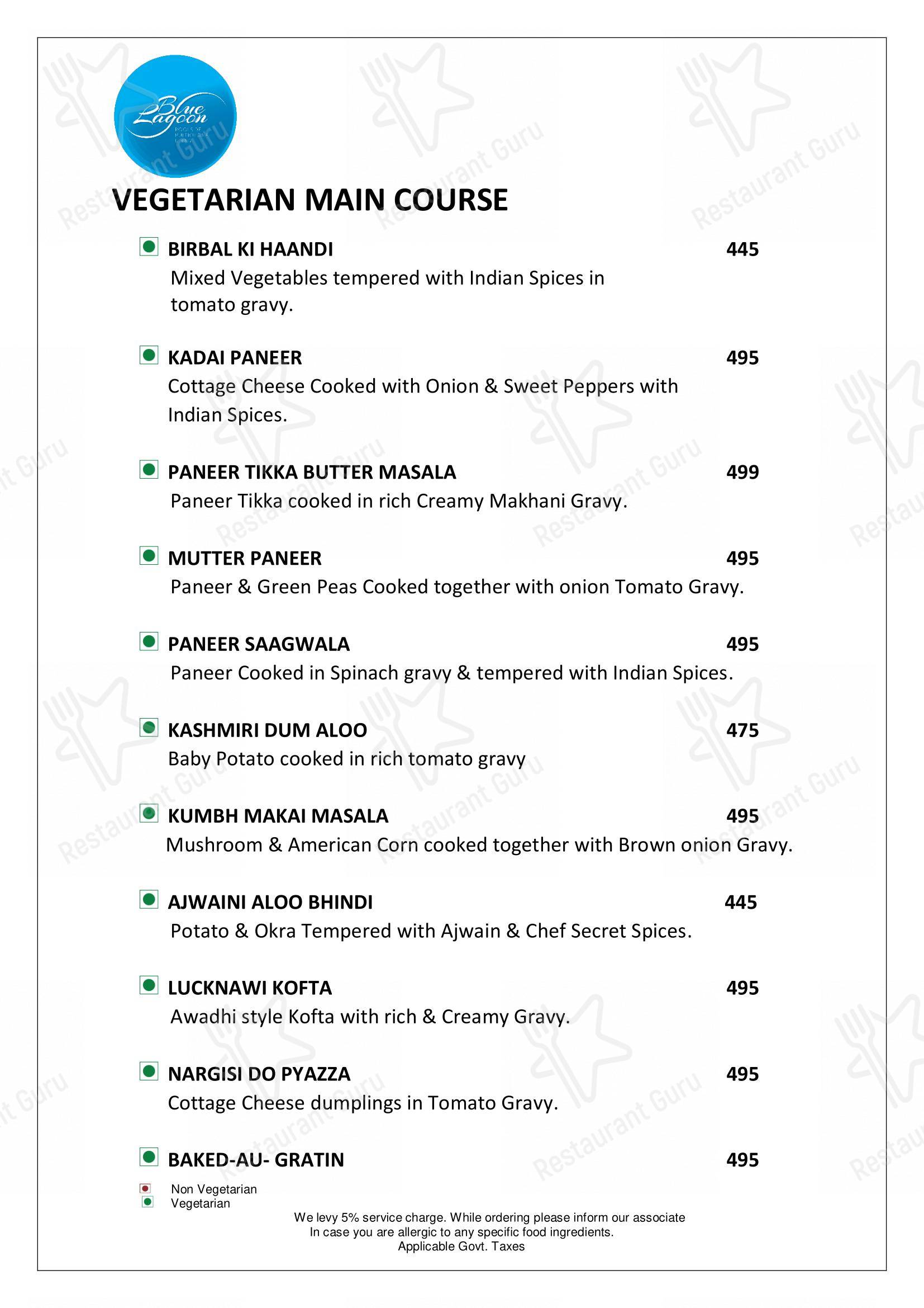 Основное меню for the Cravings Coffee Shop restaurant