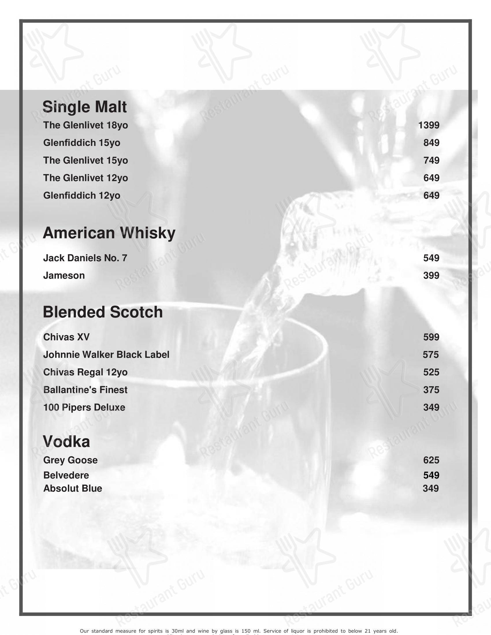 Ночное меню for Cravings Coffee Shop in Indore