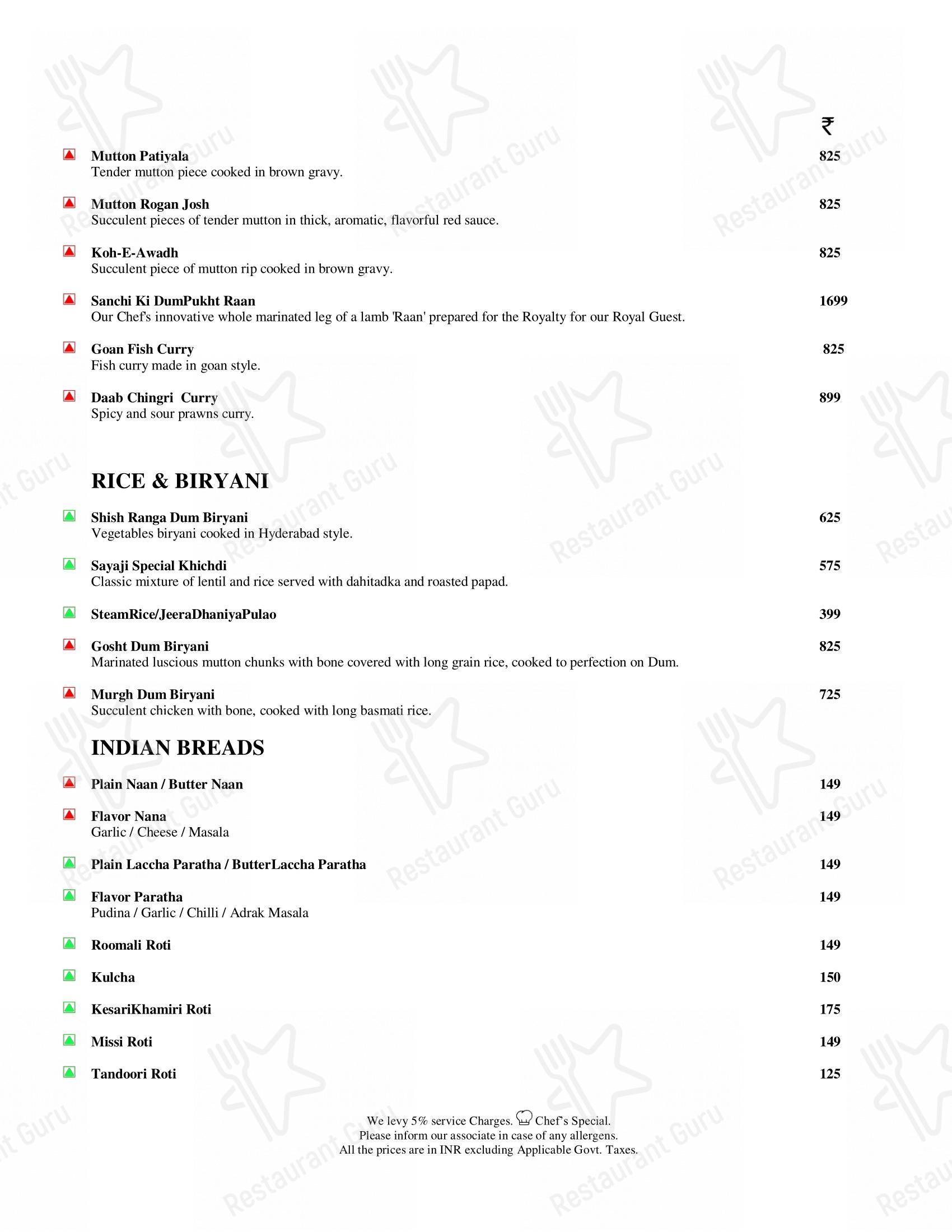 Menu bar for Cravings Coffee Shop in Indore