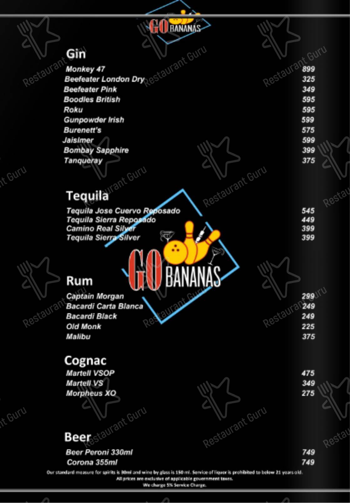 Коктейльная карта for Cravings Coffee Shop in Indore