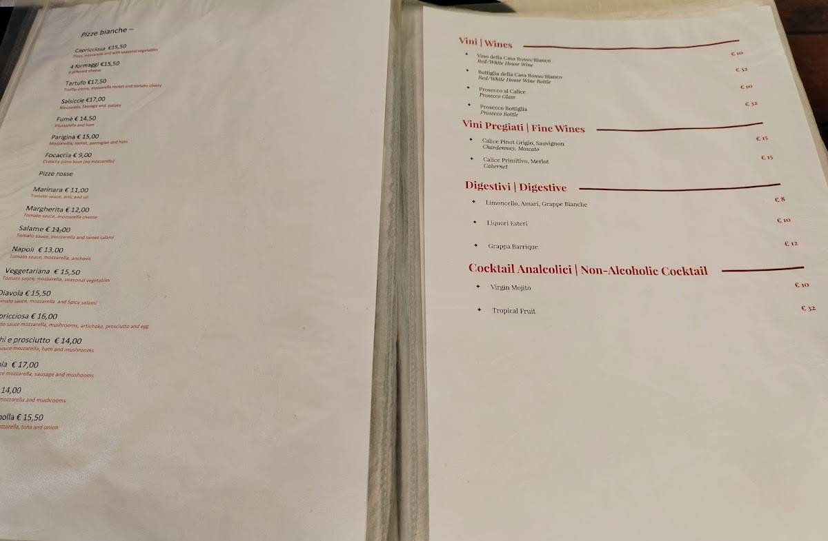 Menu de Crispi 19
