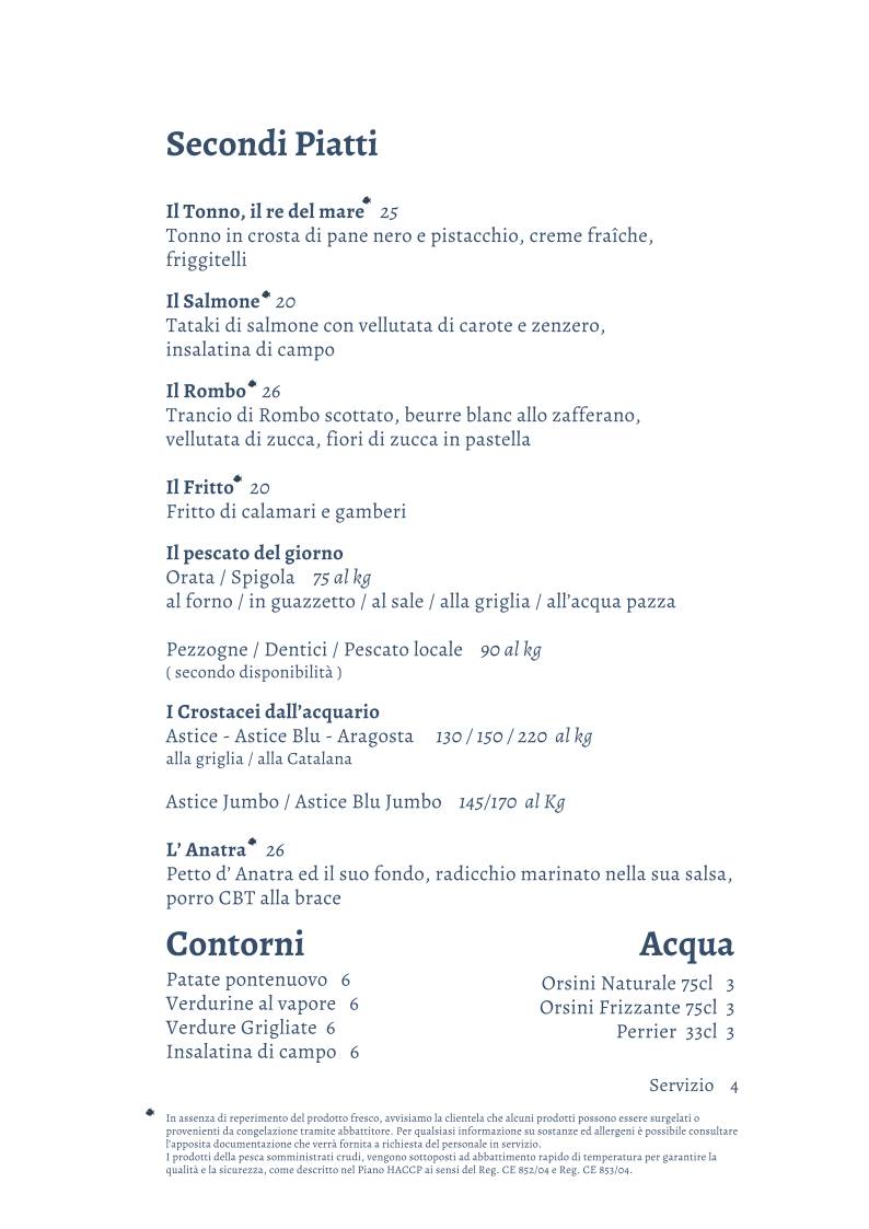 Menu di Crudo Salerno 