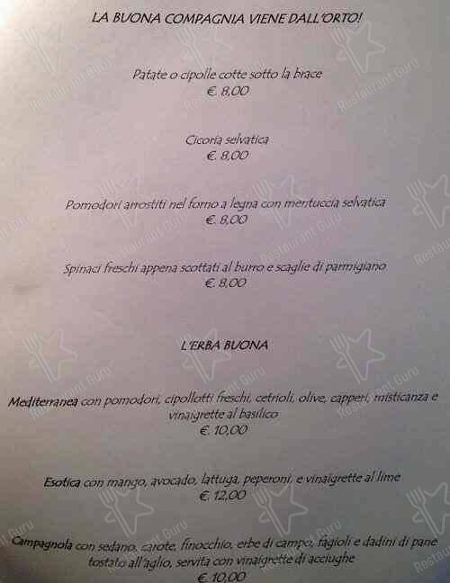 Menu di cucinAtipica osteria creativa 