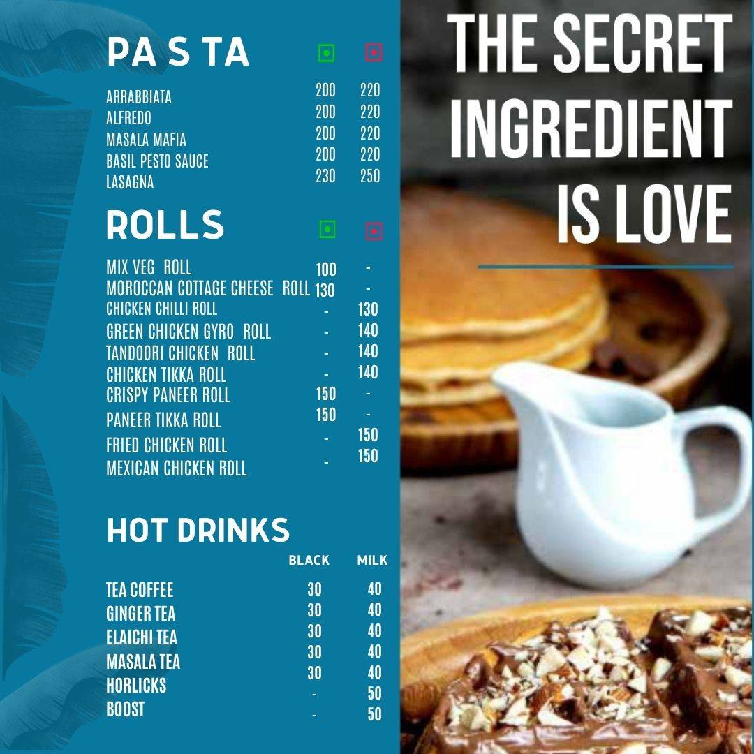 DRNK LAB MOODABIDRI menu