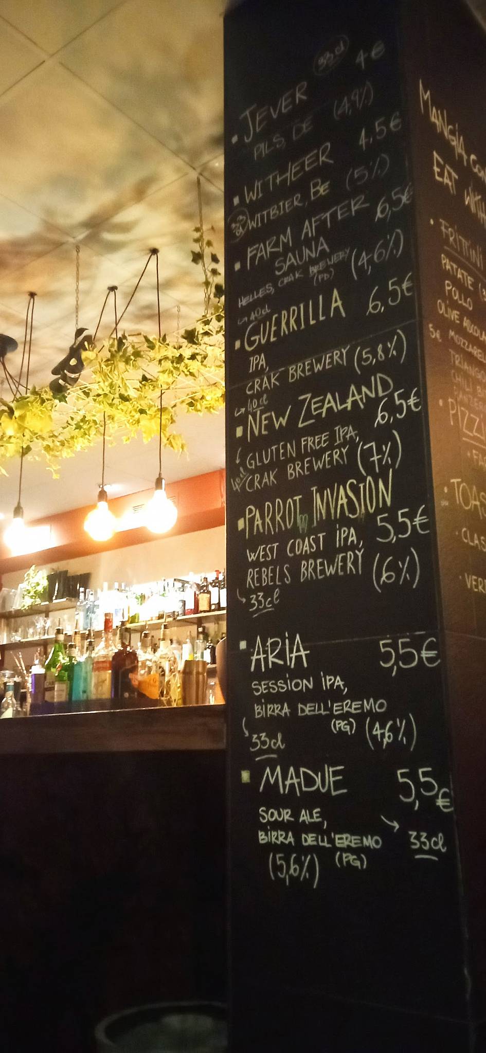 Menu di DUMP 