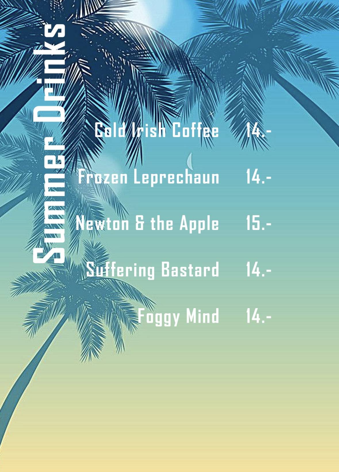 Menu di Da Slainte Inn 