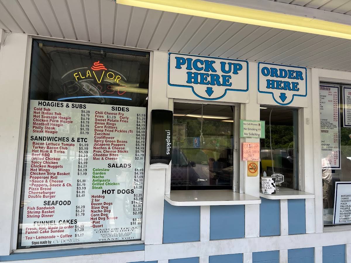 Menu at Dairy Creme Corner restaurant, Fairmont