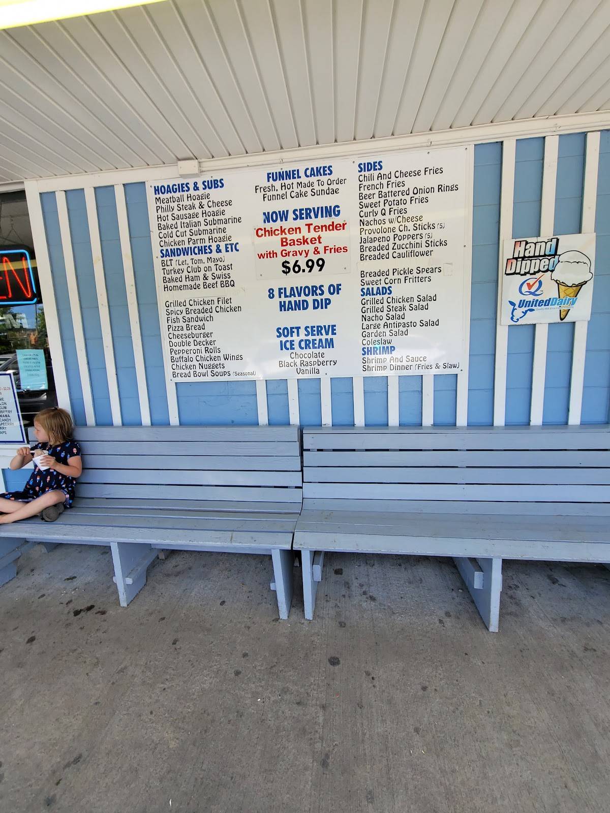 Menu at Dairy Creme Corner restaurant, Fairmont