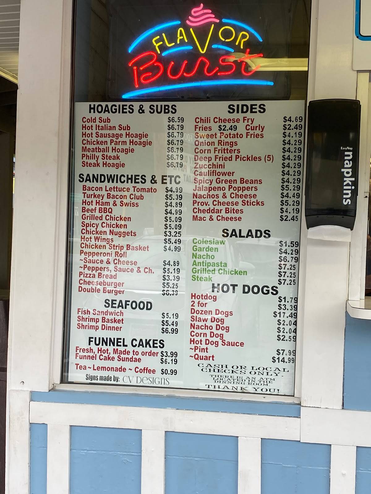 Menu at Dairy Creme Corner restaurant, Fairmont