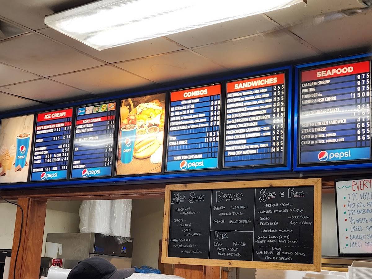 Menu at Dairy Dream Drive In restaurant,