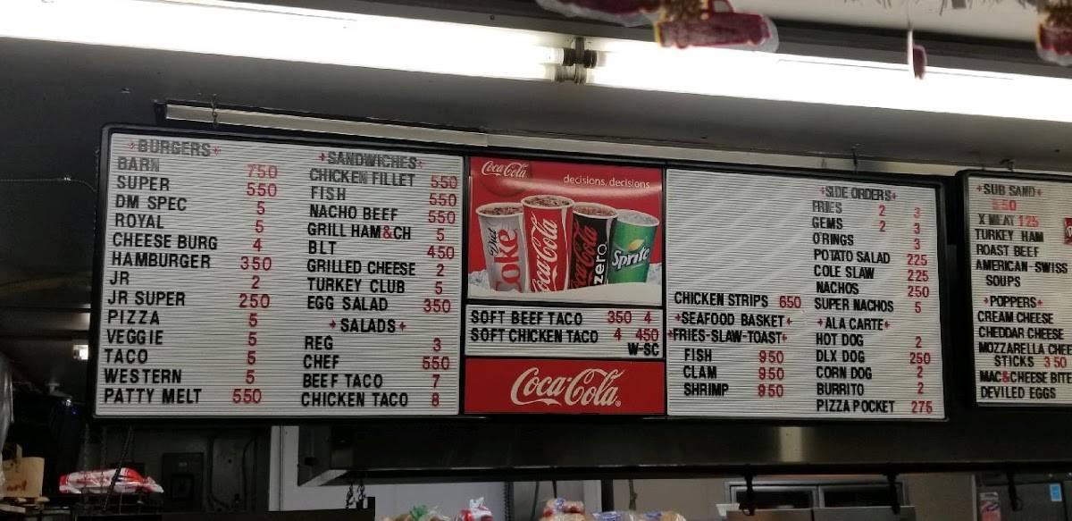 Menu at Dairy Maid fast food, Warrenton