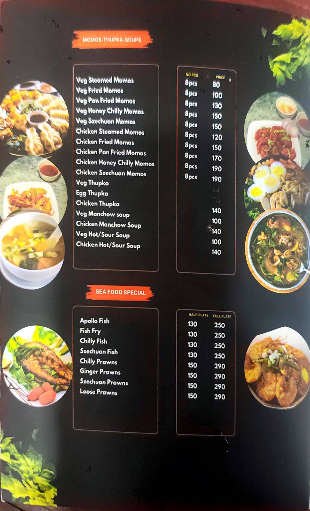 David's Kitchen menu