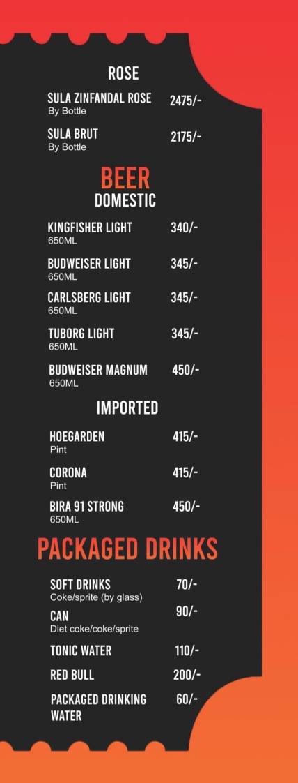 Red Coal 248121 - Haridwar Bypass Best Barbeque Buffet in Dehradun Buffet, Bar and Restaurant menu