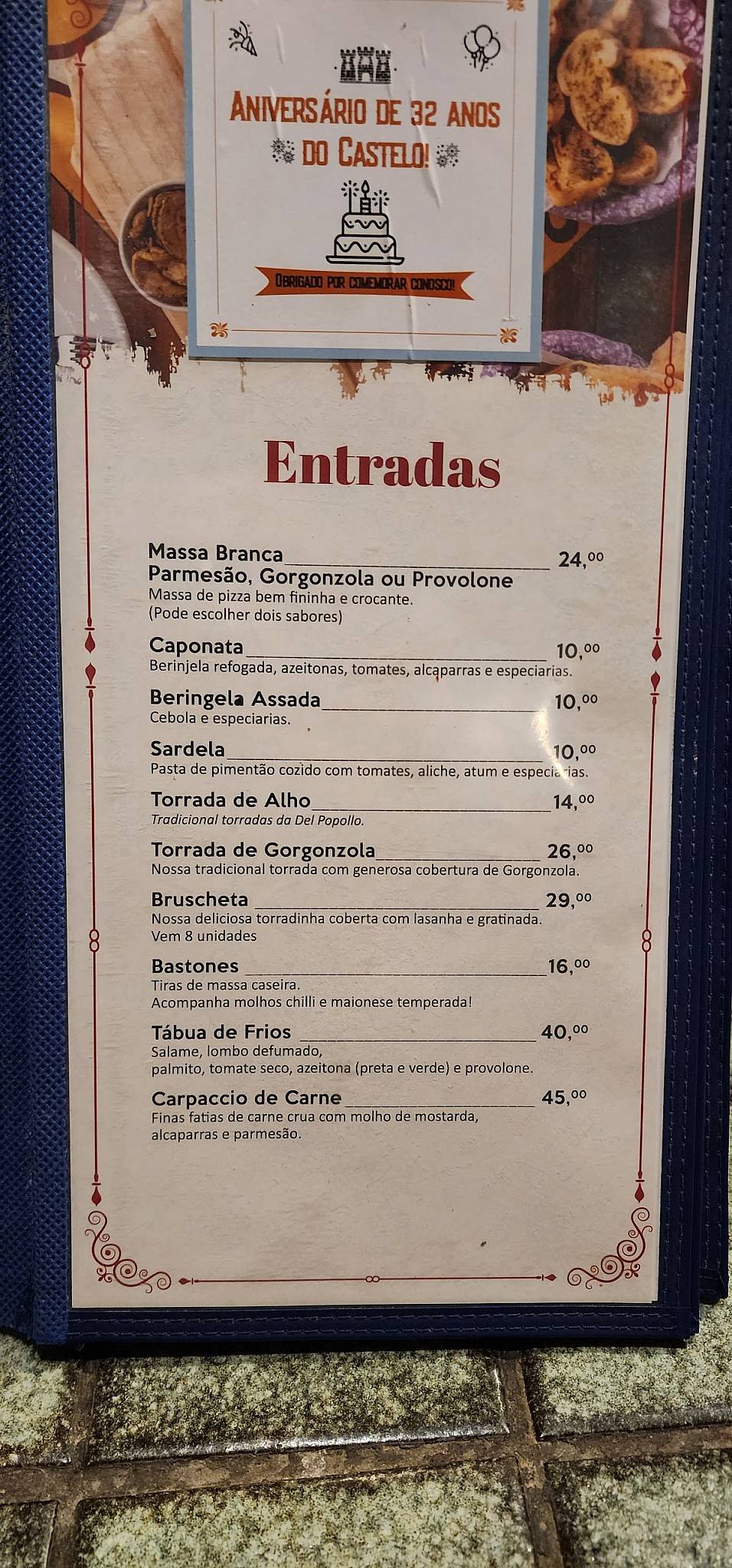 Pizzaria Del Popollo cardápio