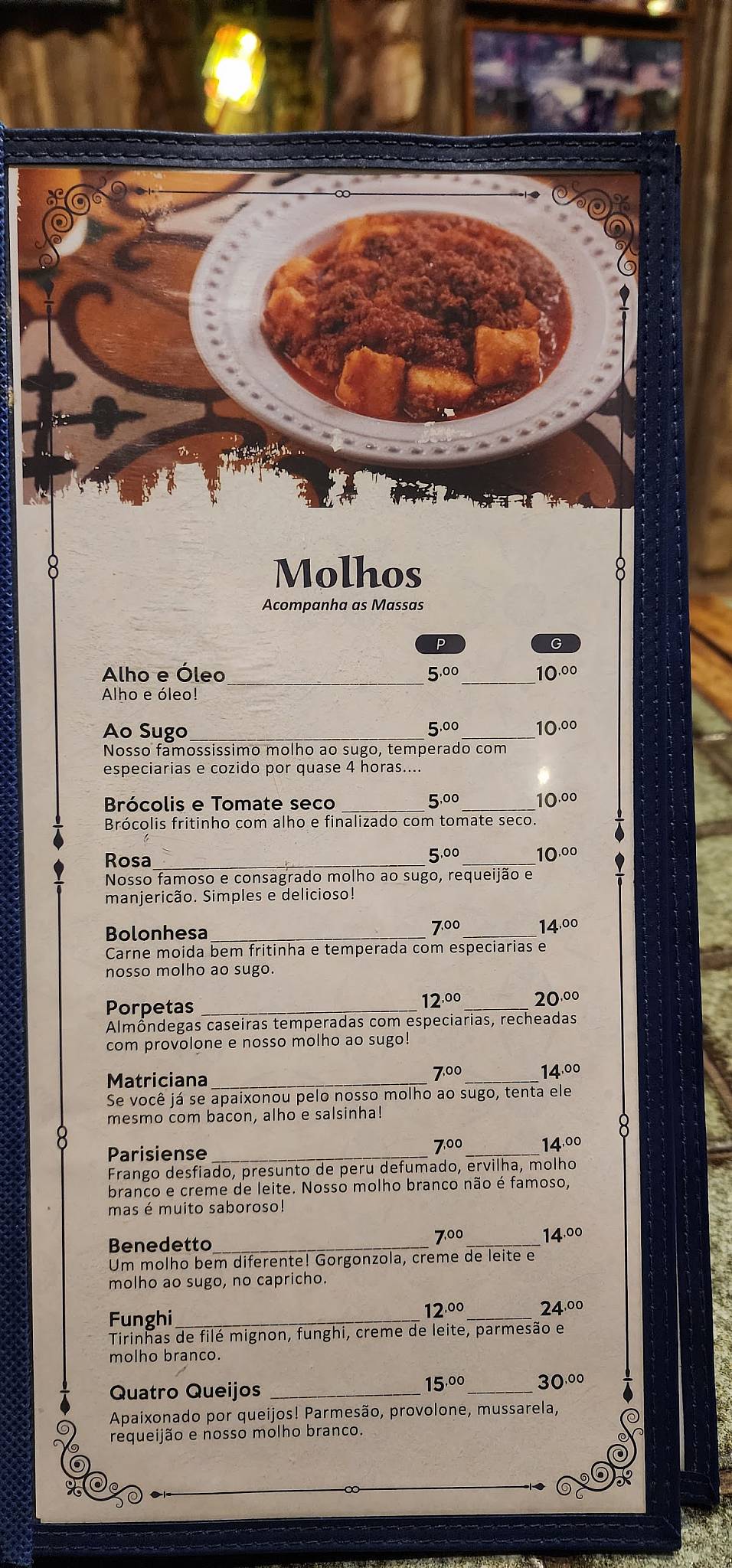 Pizzaria Del Popollo cardápio