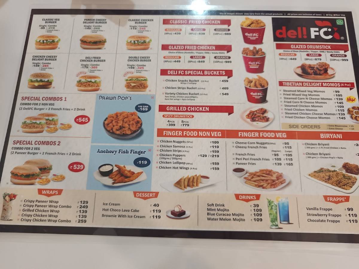 Deli FC Haflong menu