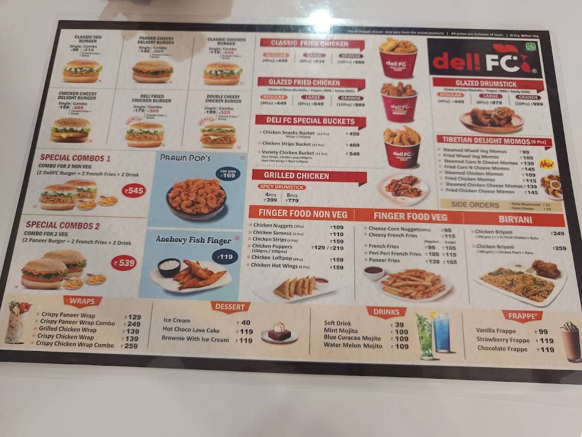 Deli FC Haflong menu