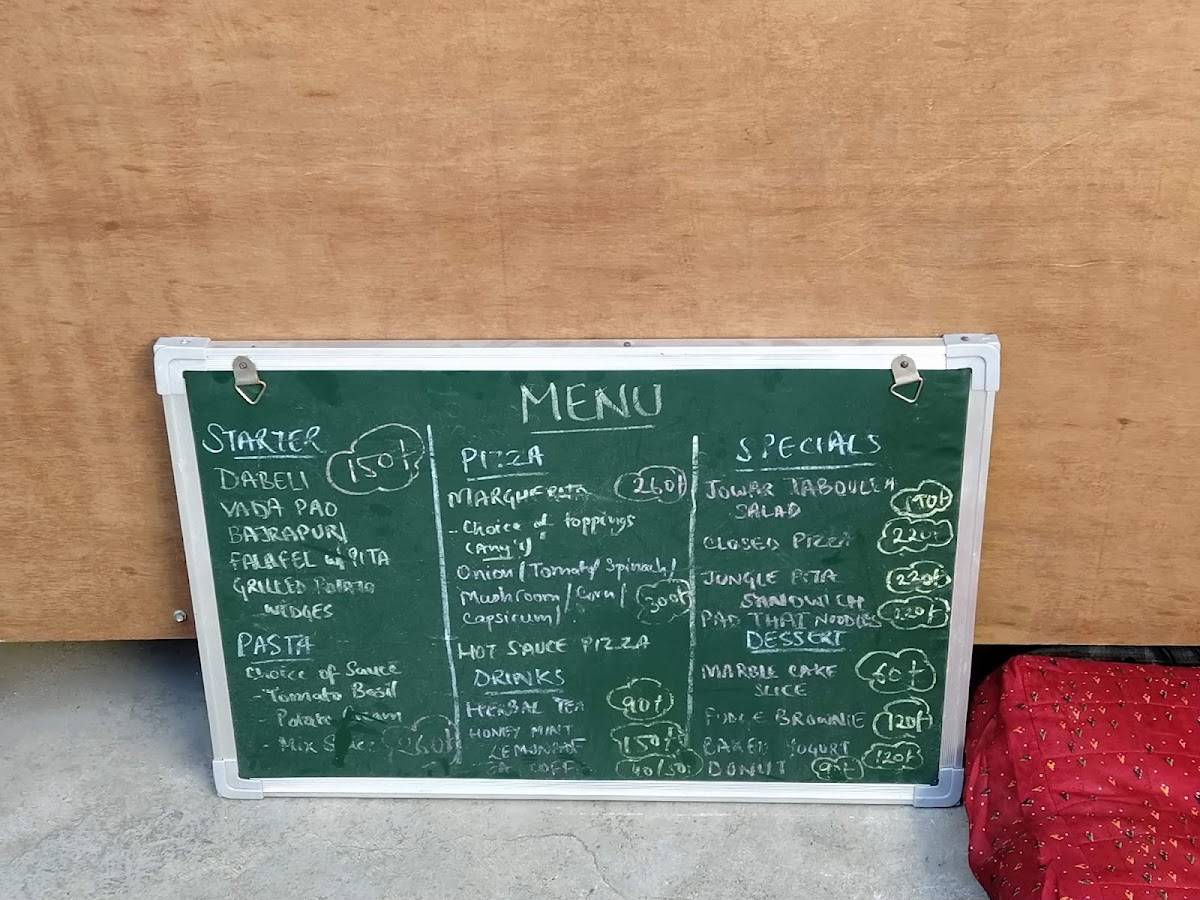 Den: A Sustainable Cafe menu