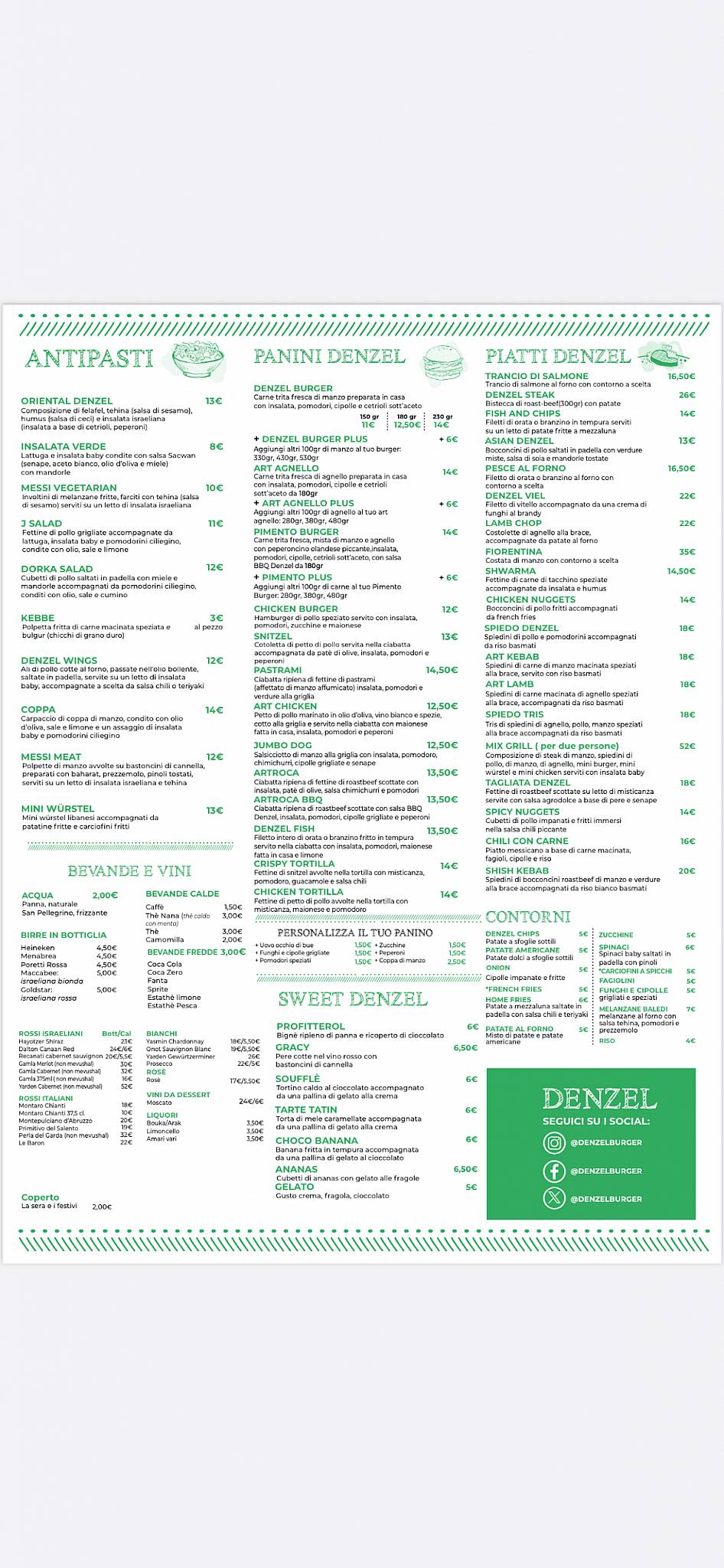 Menu di Denzel 