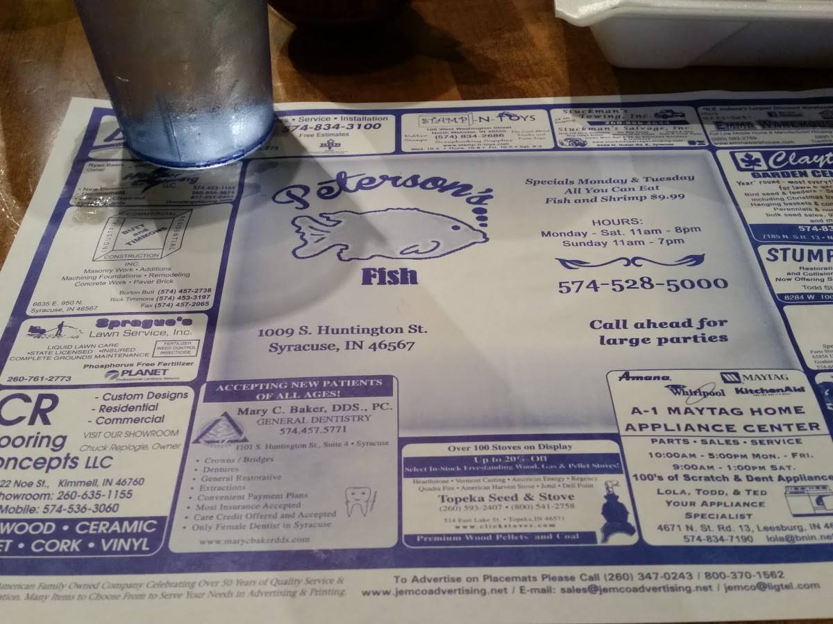 Menu at Boondocks desserts, Syracuse