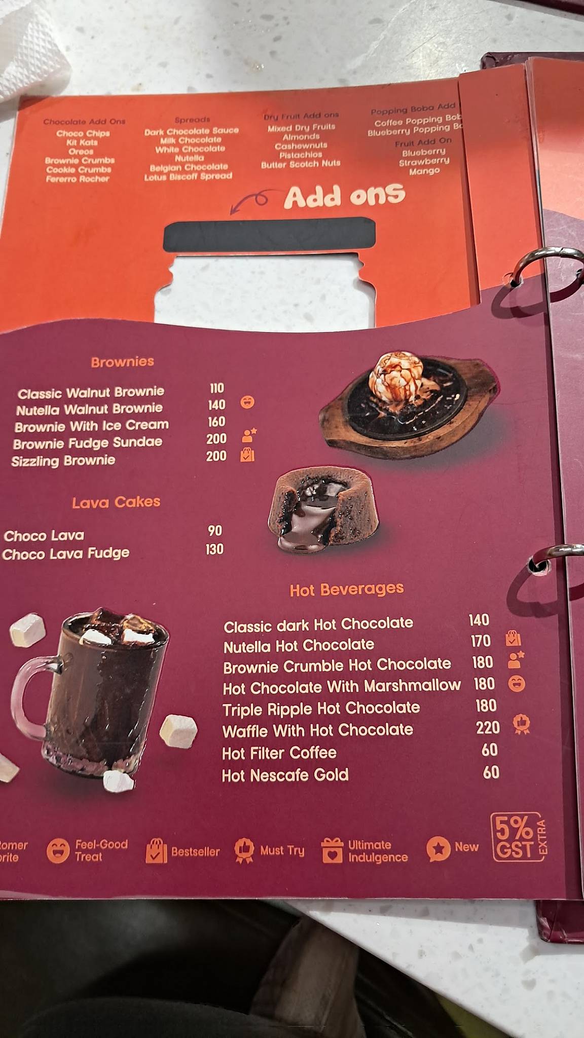 Dessert Villa - Cidco menu