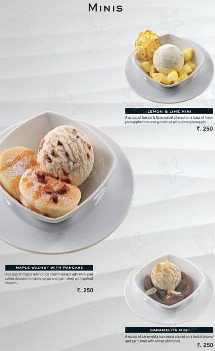 Mövenpick menu