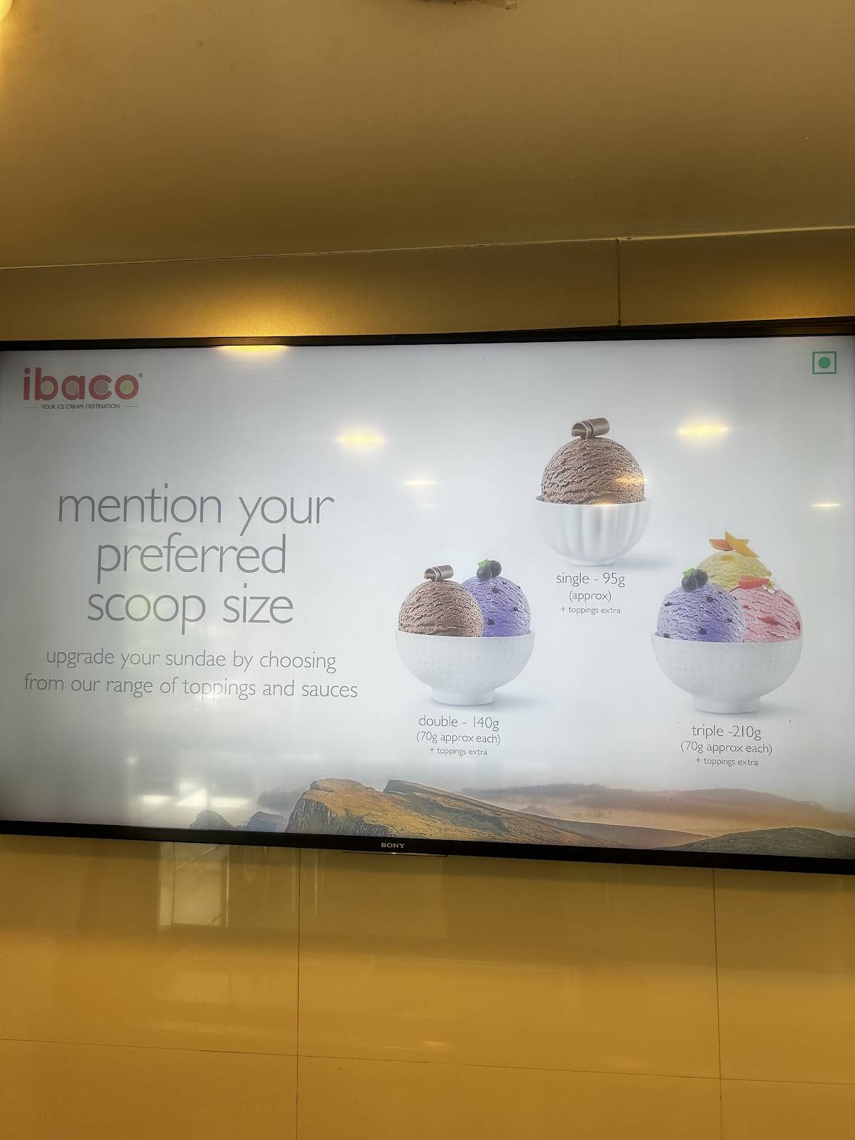 ibaco - Jayanagar, Bengaluru menu