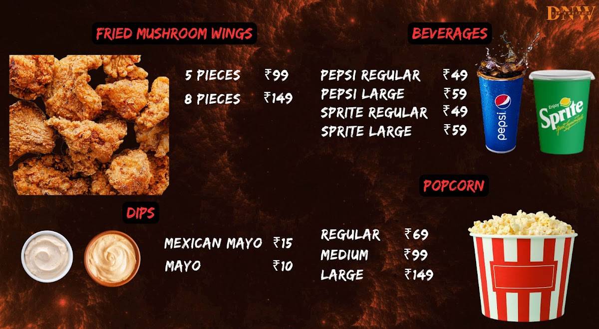 Dip’N Waffles menu