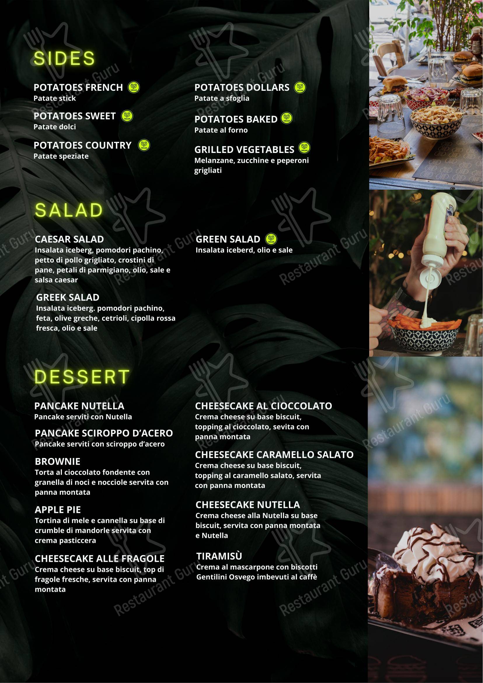 Menu di Docks & Co. - Основное меню