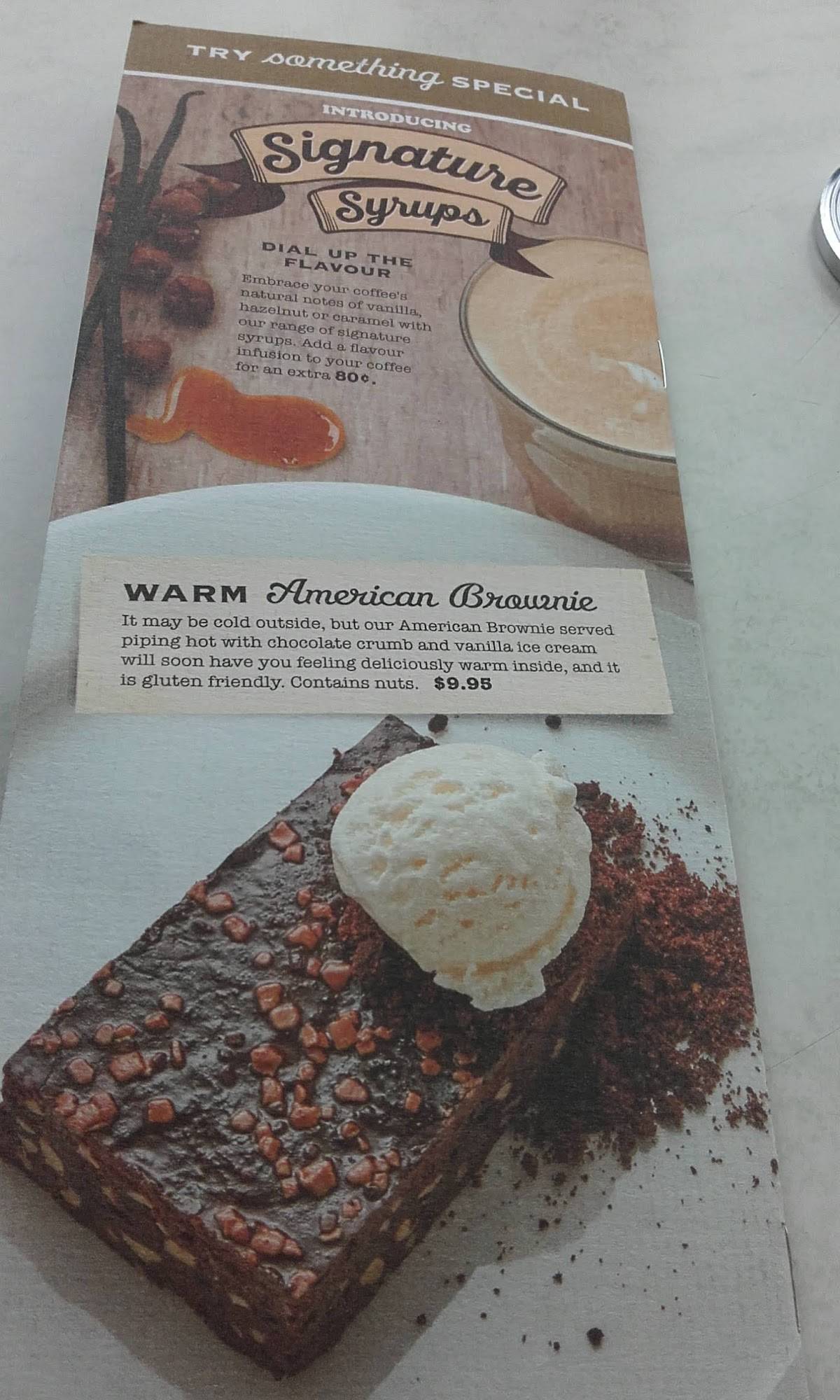 Menu at Dôme Café Bunbury Koombana Bay restaurant, Bunbury, 1/21