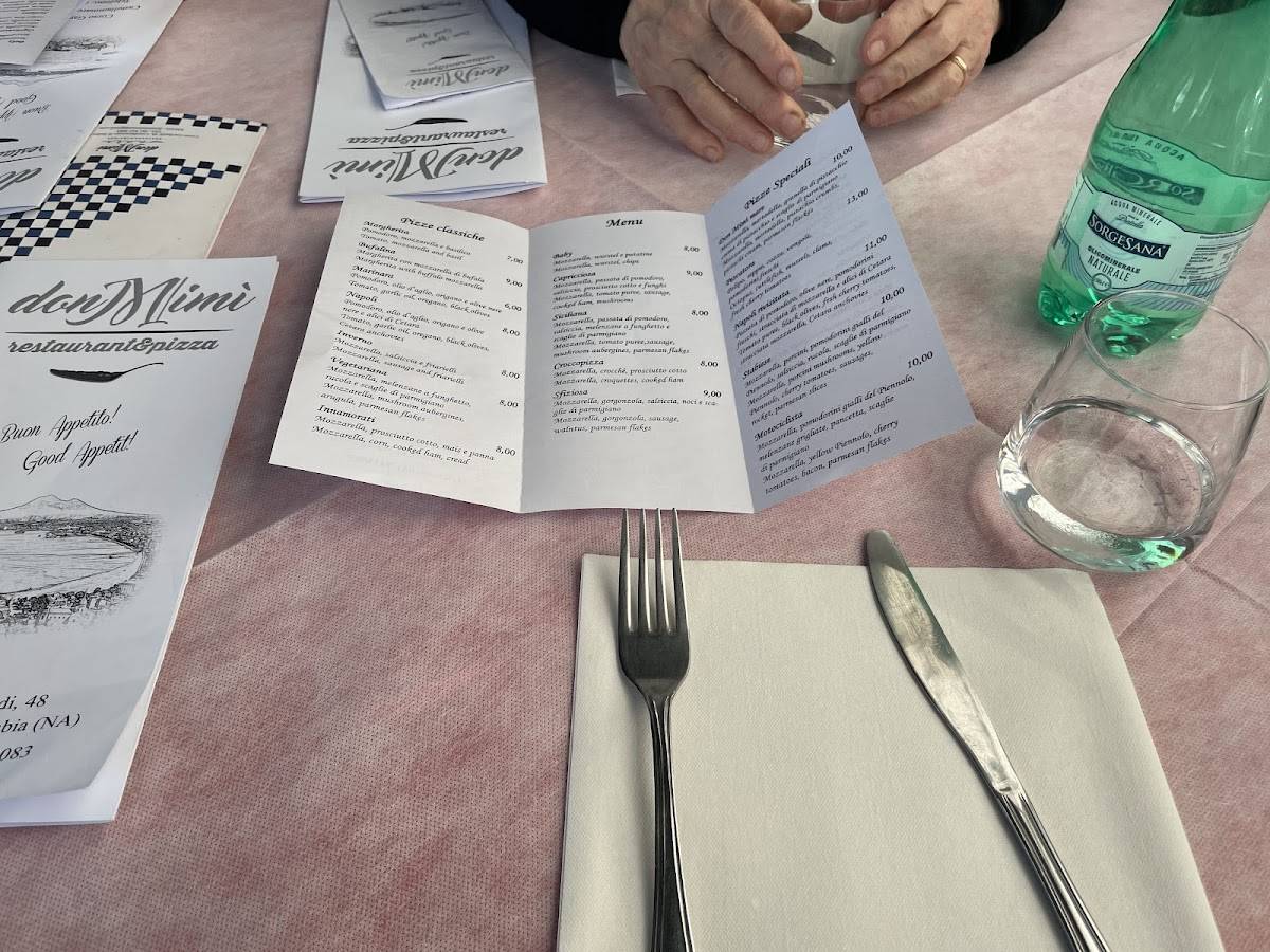 Menu di Don Mimì 