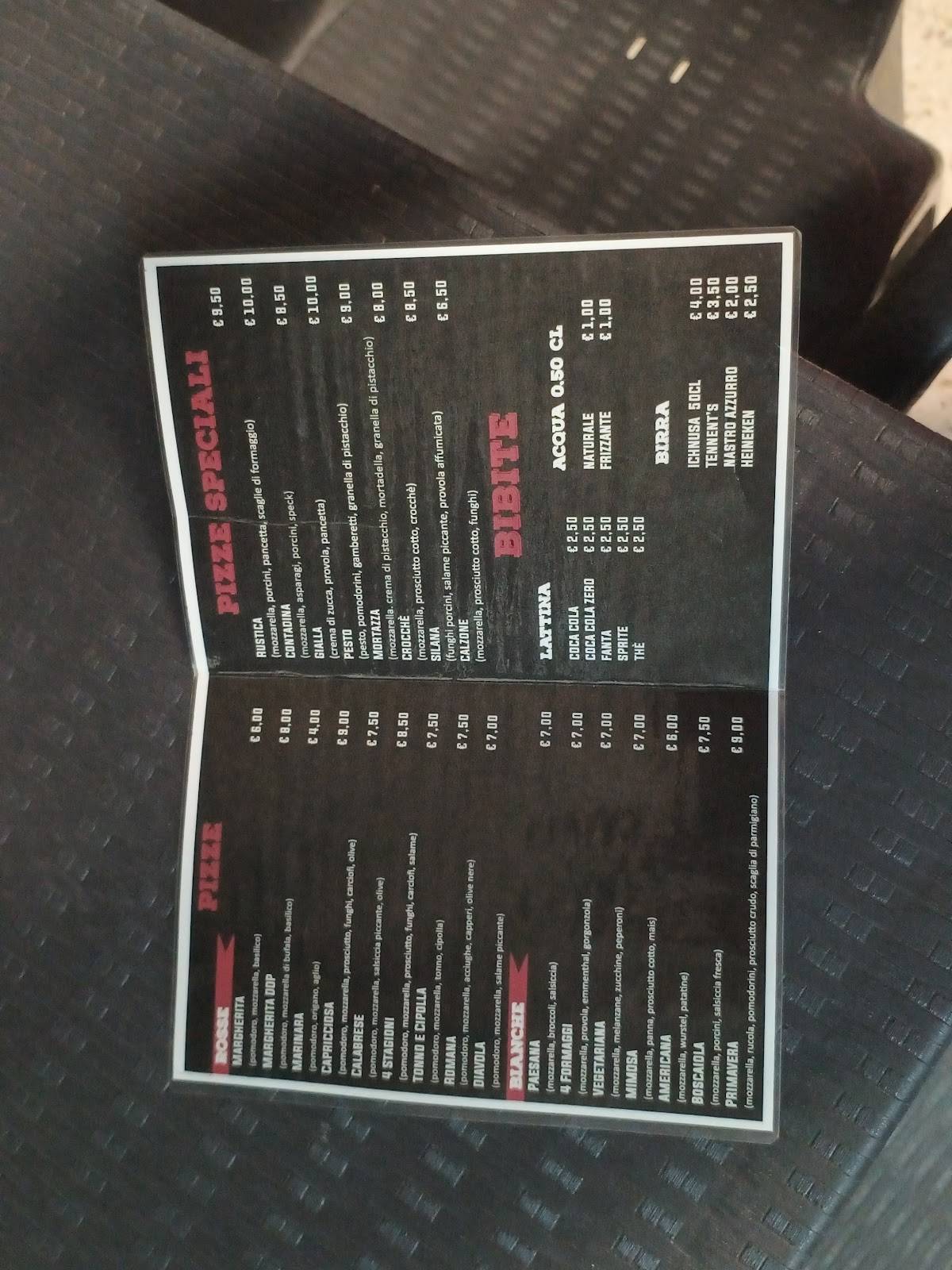 Menu di Doppio Zero di Dal Prà Piero 