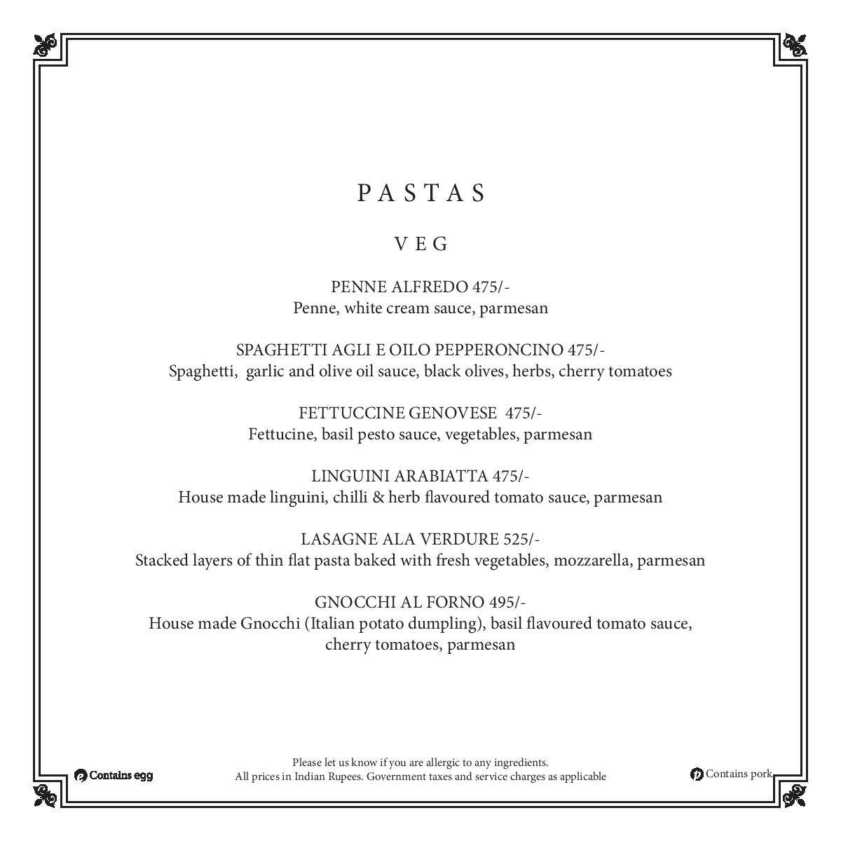 Down Sterling - Restaurant & Lounge Bar menu