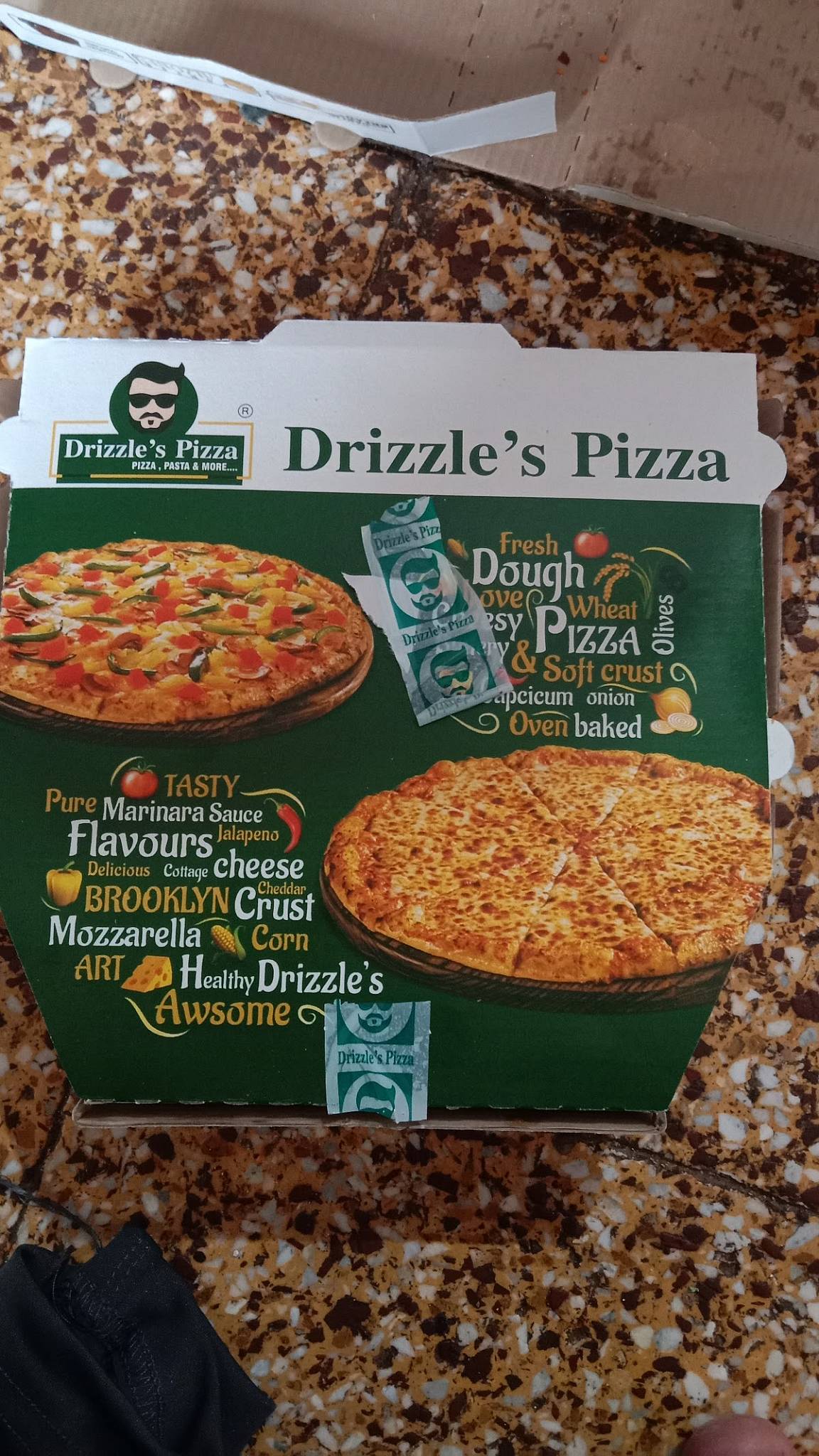 Drizzle's Pizza menu