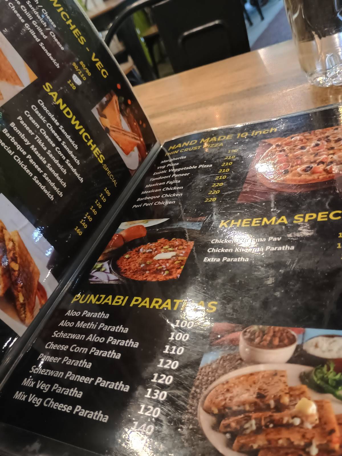 Durga Café menu