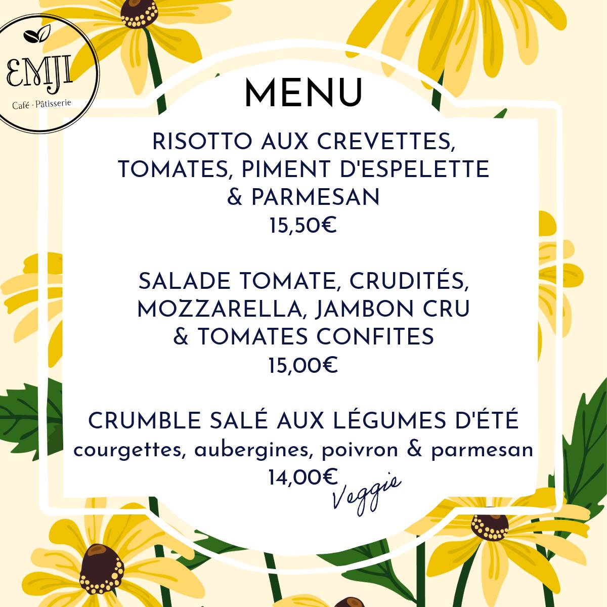 Menu de EMJI