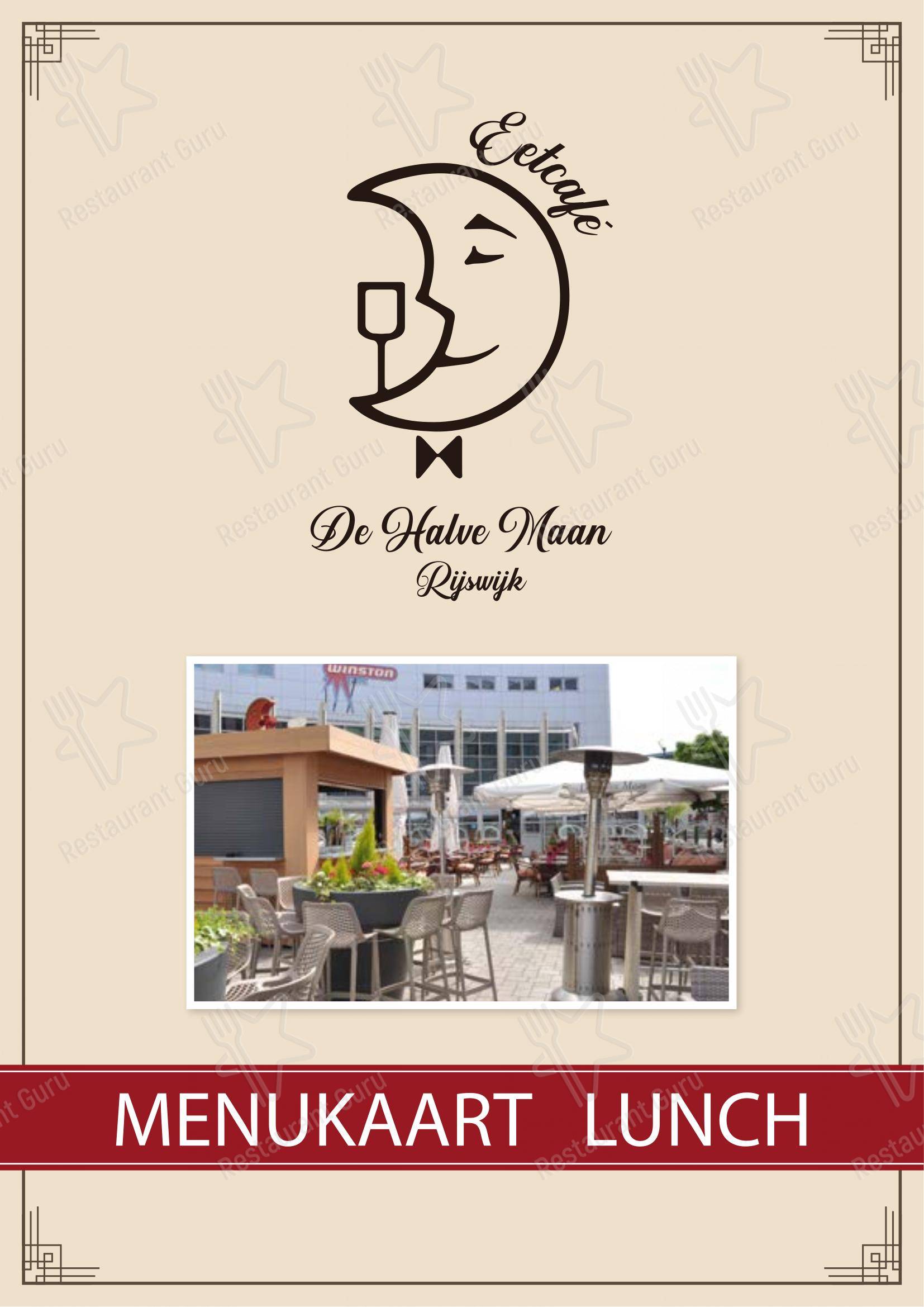 Eetcafé De Halve Maan dans Rijswijk - Menu bar