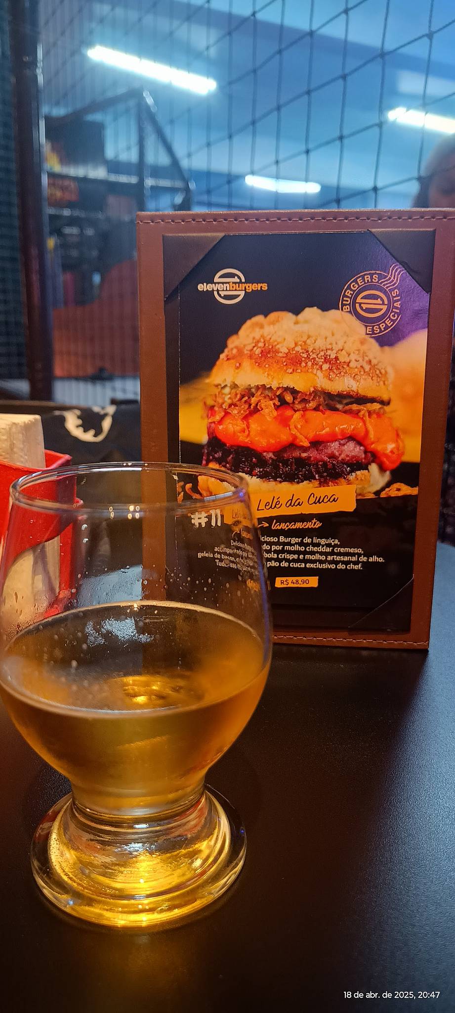 Eleven Burgers cardápio