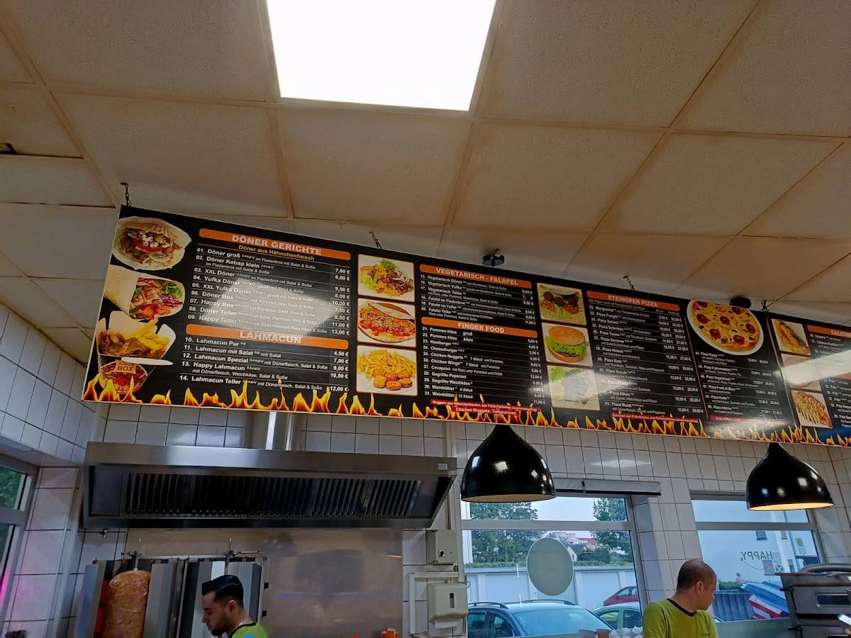 Speisekarte von Happy Döner restaurant, Speyer