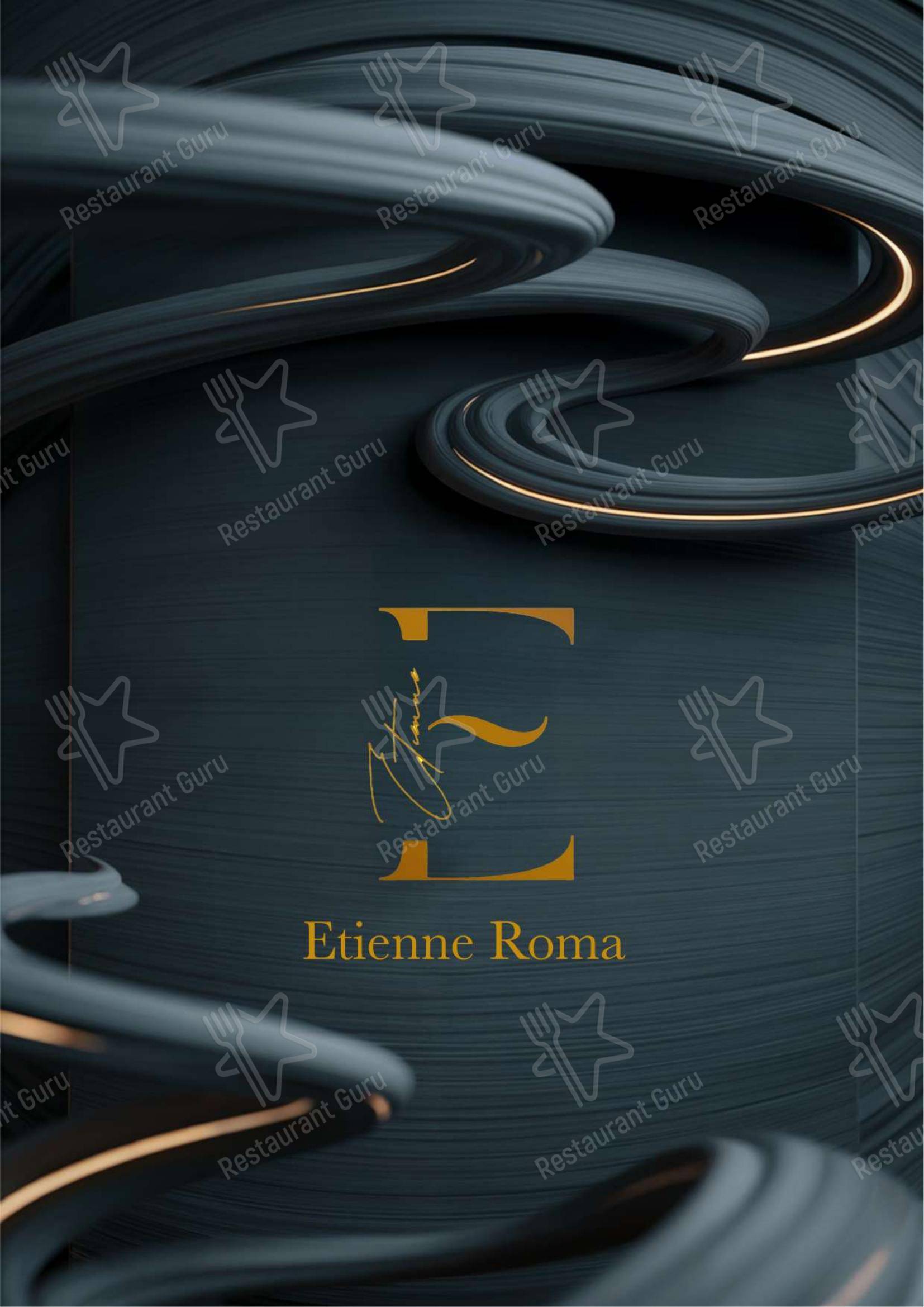 Menu di Etienne Roma Ristorante - Menu bar