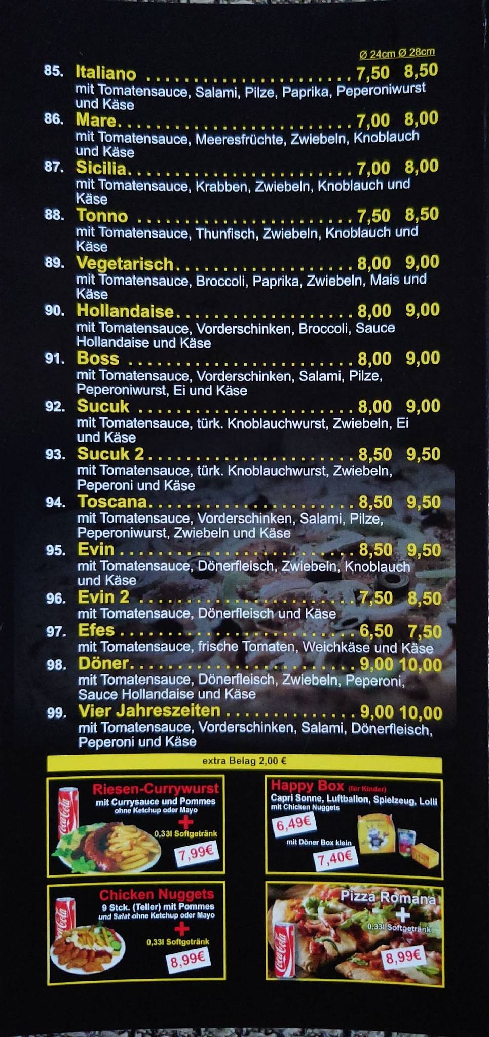 Evin City Doner Karte