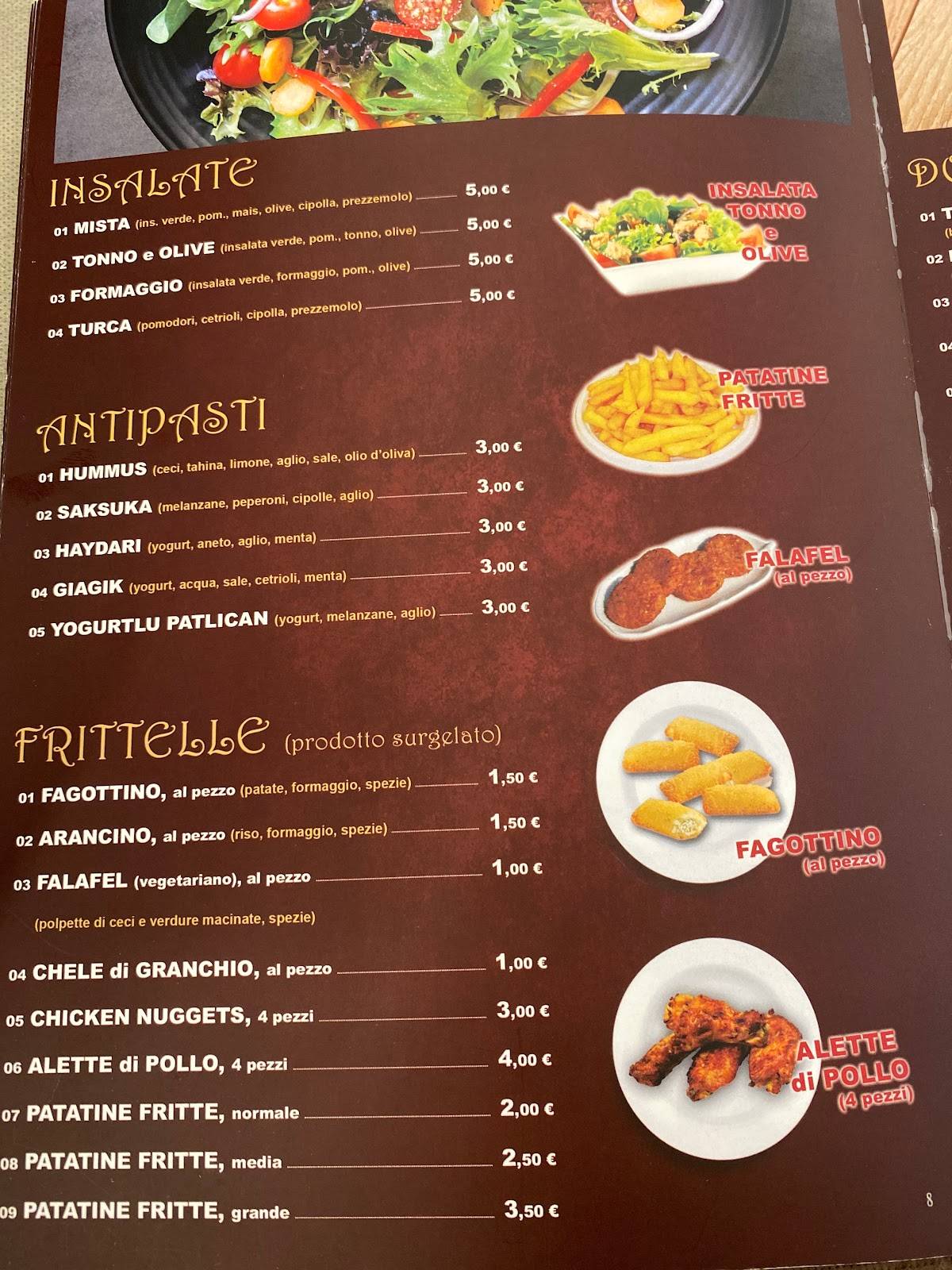 Menu di Ristorante Griglieria Excellent 