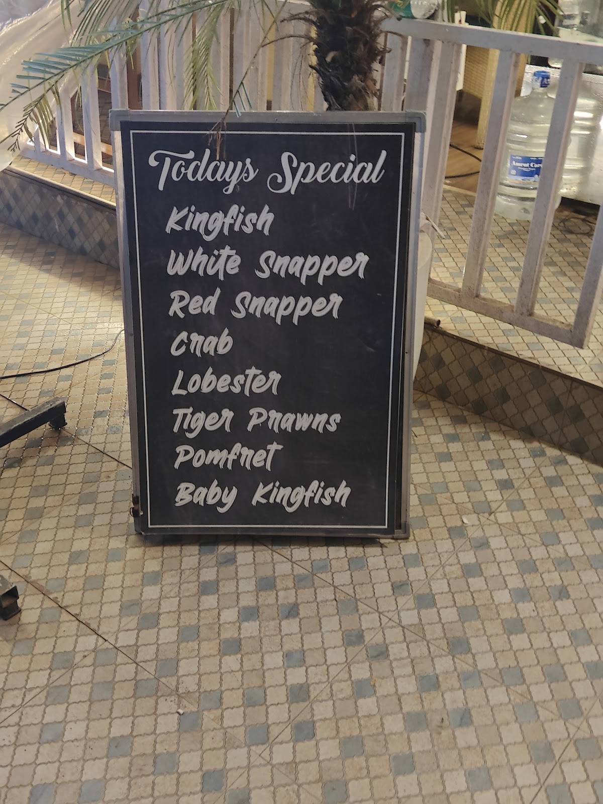 FISH DECK GOA menu