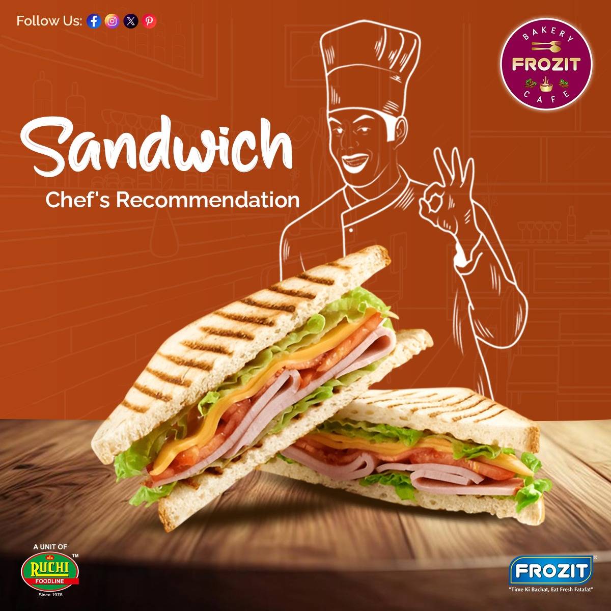 FROZIT menu