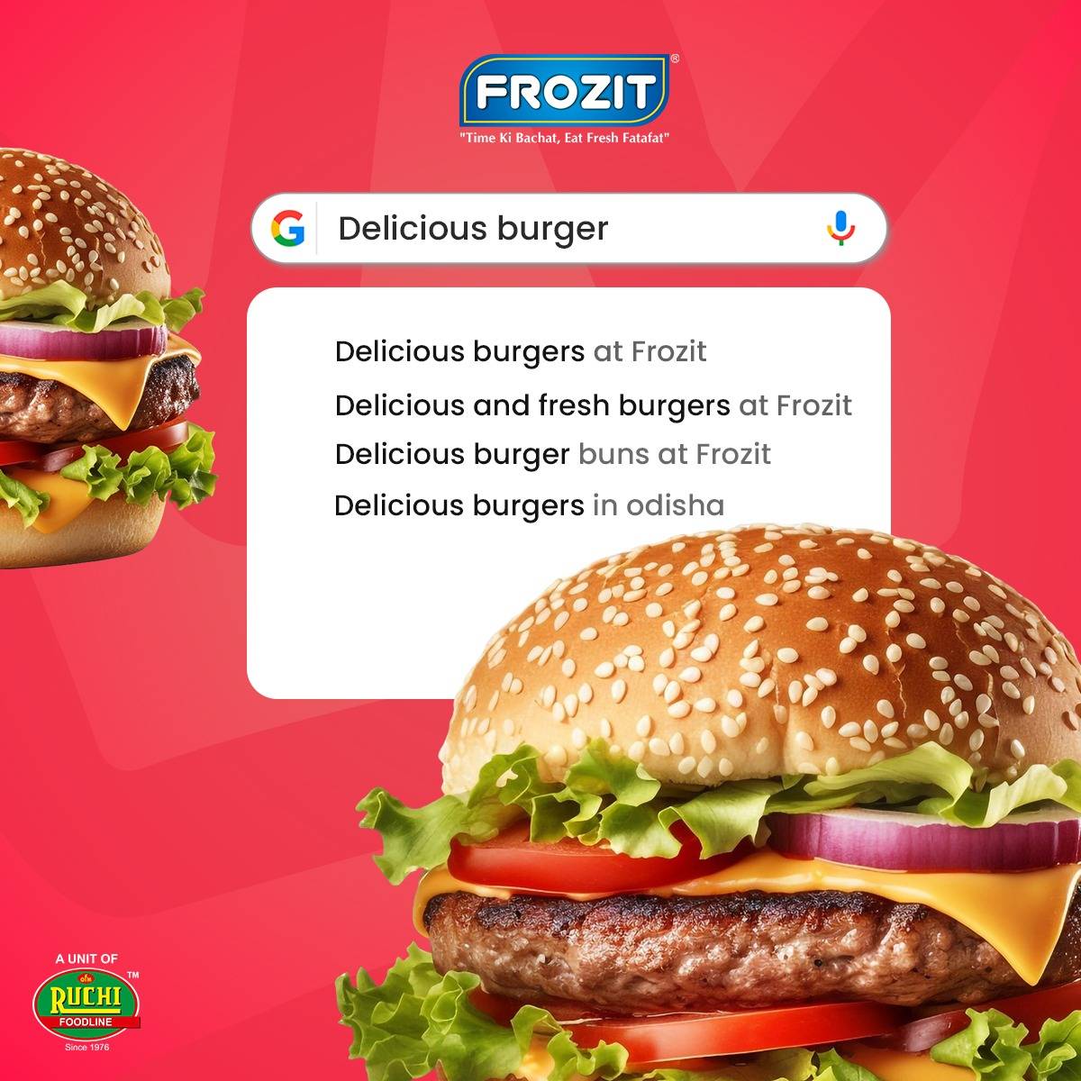 FROZIT menu
